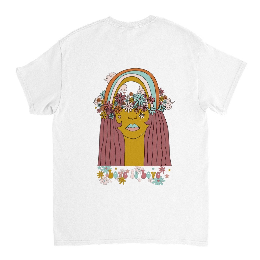 Love Is Love 1970 Hippie Retro Vintage Style Unisex T-Shirt Love Is Love 1970 Hippie Retro Vintage Style Unisex T-Shirt