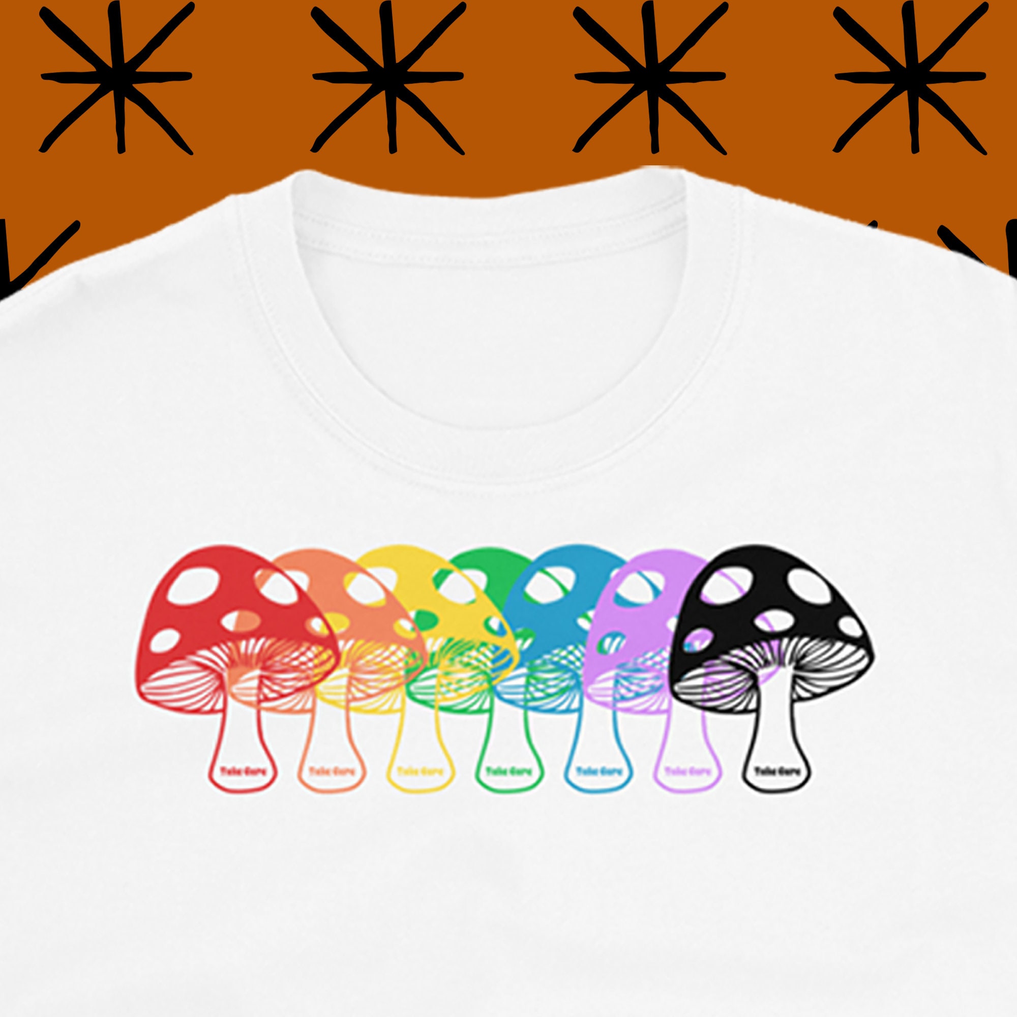Magic Mushroom Hippie Style Unisex T-Shirt Magic Mushroom Hippie Style Unisex T-Shirt