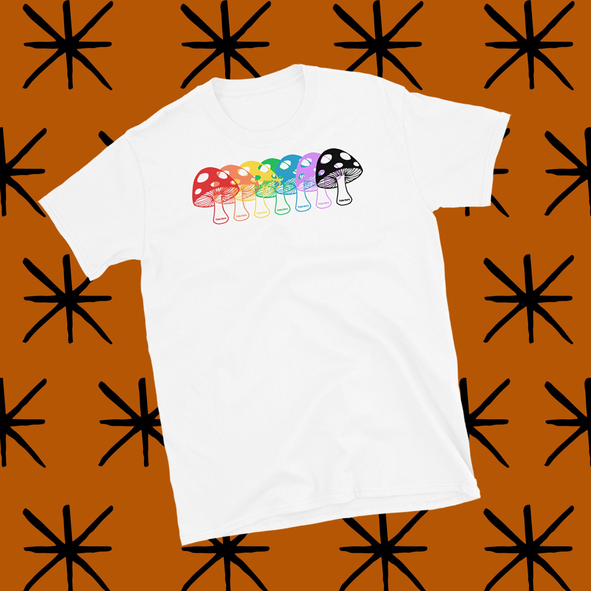 Magic Mushroom Hippie Style Unisex T-Shirt Magic Mushroom Hippie Style Unisex T-Shirt