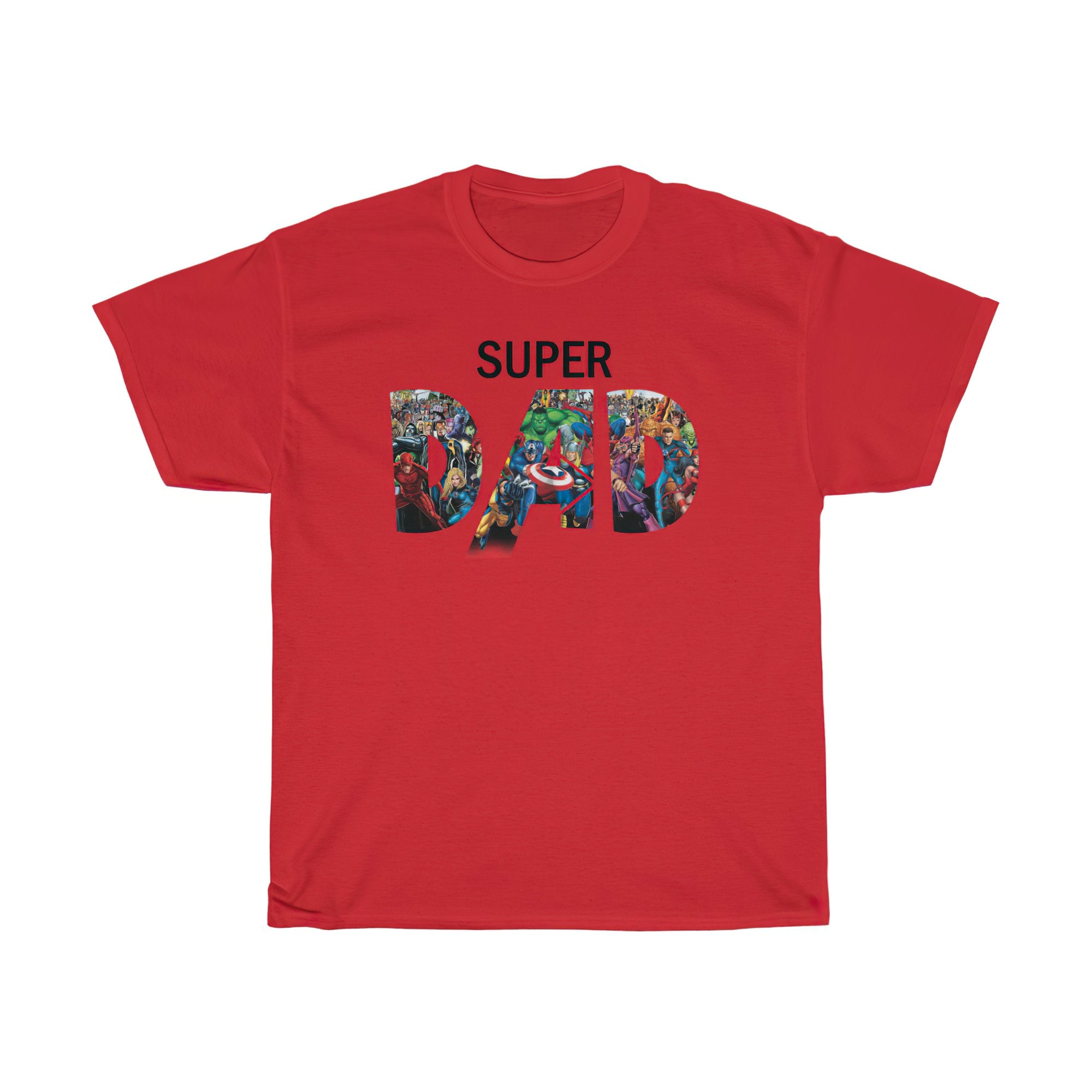 Marvel Super Dad Happy Father's Day Unisex T-Shirt Marvel Super Dad Happy Father's Day Unisex T-Shirt
