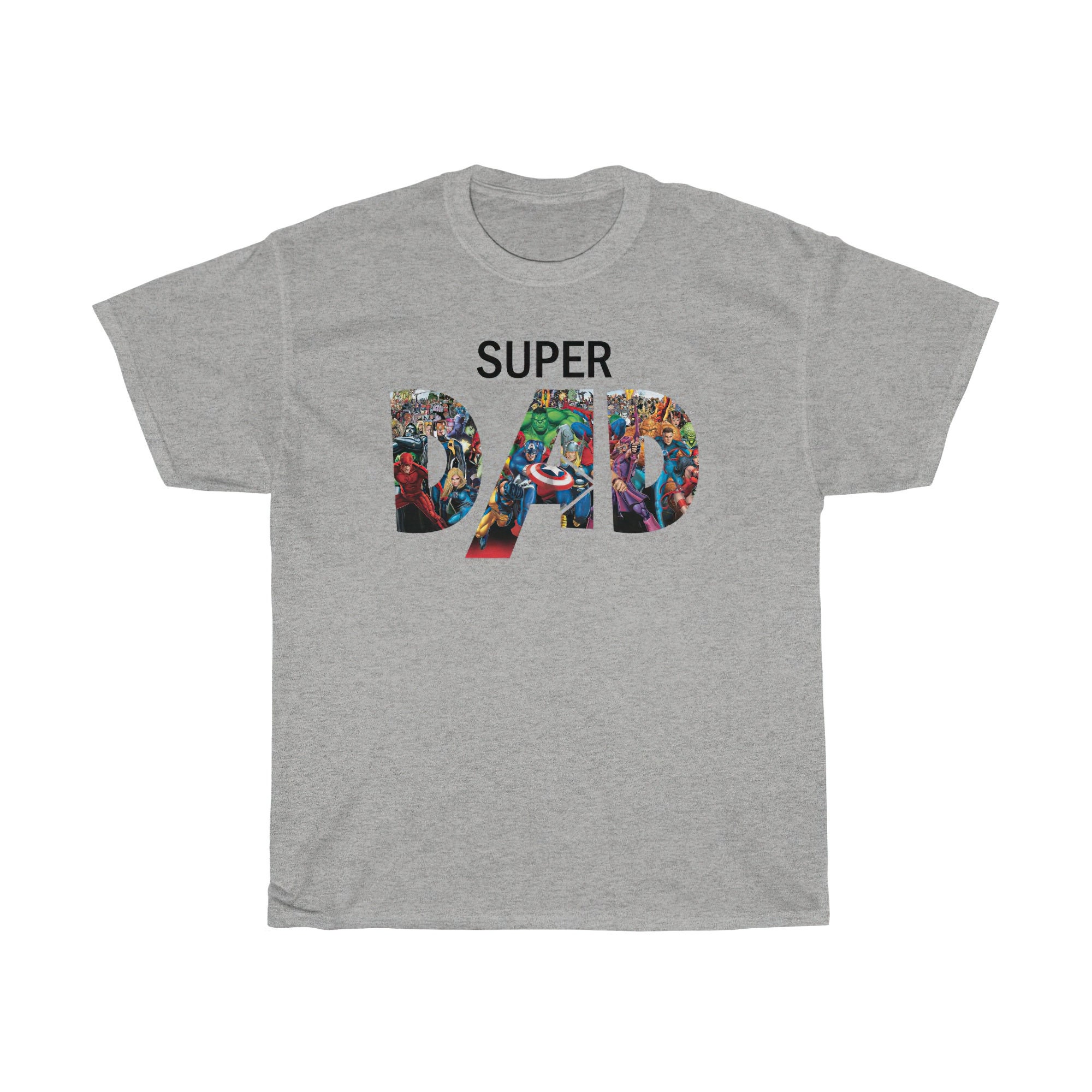 Marvel Super Dad Happy Father's Day Unisex T-Shirt Marvel Super Dad Happy Father's Day Unisex T-Shirt