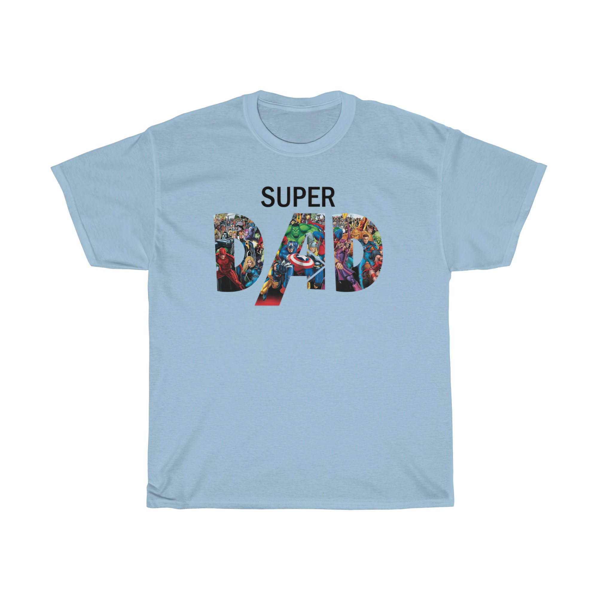 Marvel Super Dad Happy Father's Day Unisex T-Shirt Marvel Super Dad Happy Father's Day Unisex T-Shirt