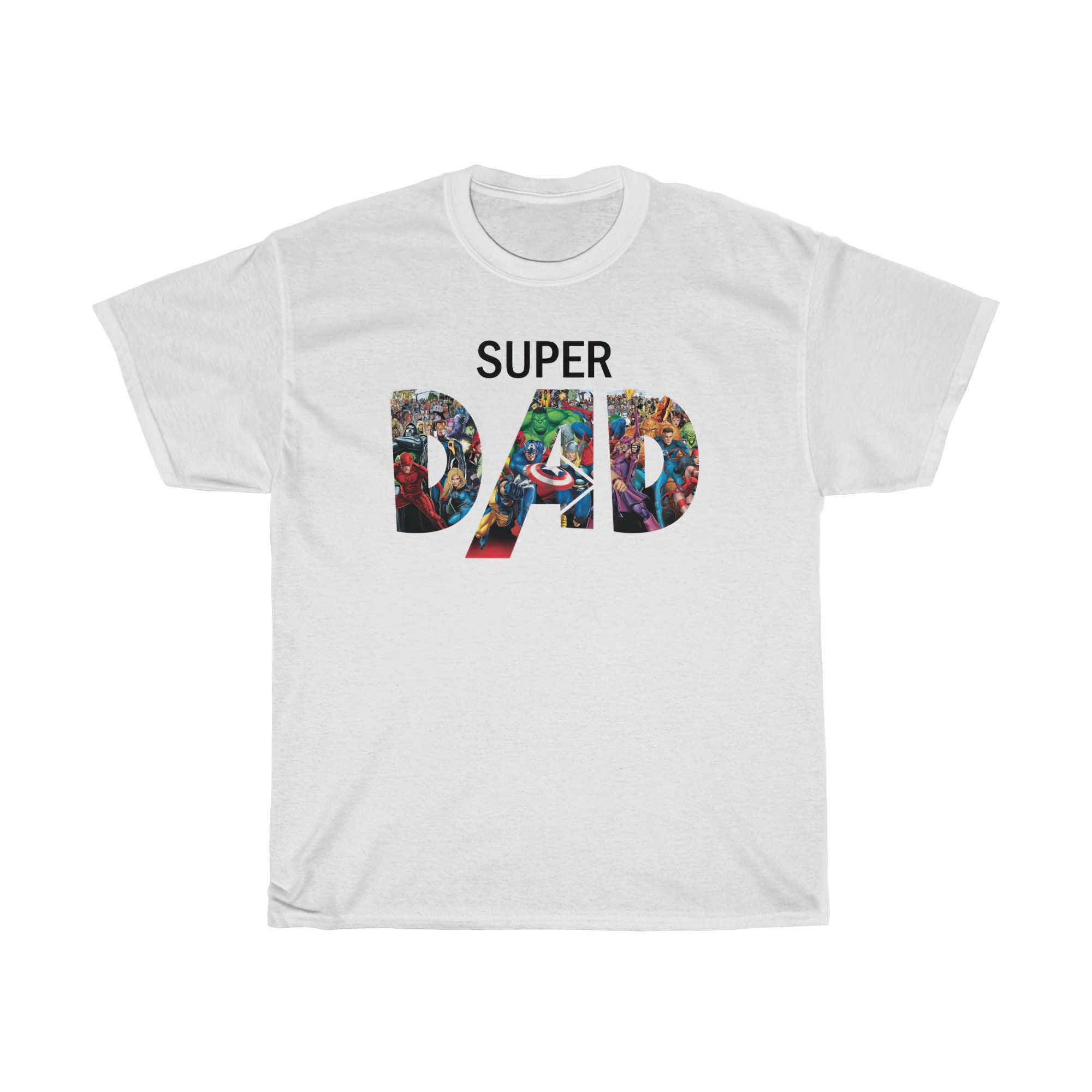 Marvel Super Dad Happy Father's Day Unisex T-Shirt Marvel Super Dad Happy Father's Day Unisex T-Shirt