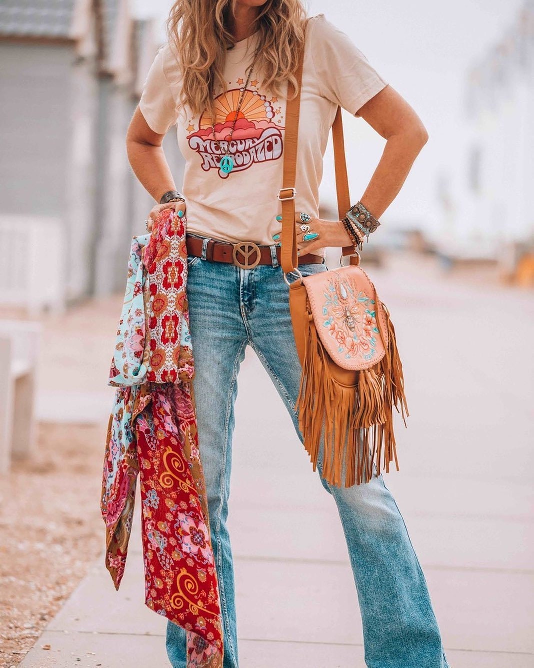 Mercury Retrodazed Vintage Style 70s Hippie Unisex T-Shirt Mercury Retrodazed Vintage Style 70s Hippie Unisex T-Shirt
