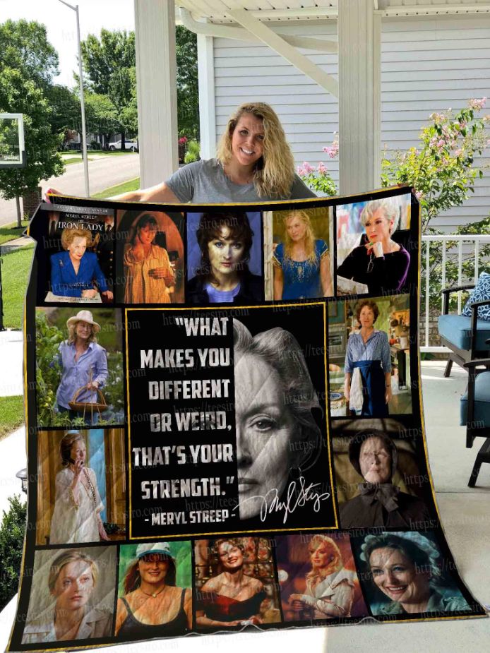 Meryl Streep Quilt Blanket Meryl Streep Quilt Blanket
