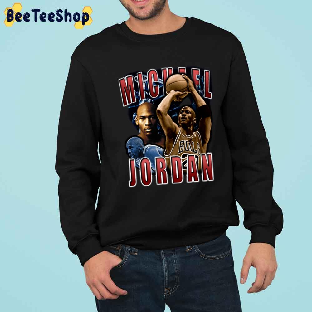 Michael Jordan Basketball Bootleg 90s Unisex T-Shirt Michael Jordan Basketball Bootleg 90s Unisex T-Shirt