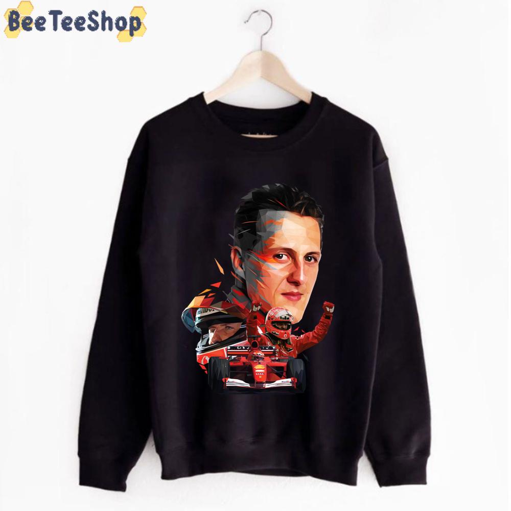 Michael Schumacher Low Poly Racing Unisex T-Shirt Michael Schumacher Low Poly Racing Unisex T-Shirt