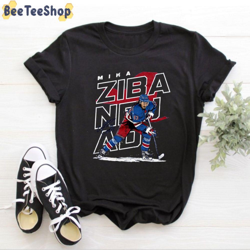 Mika Zibanejad New York Rangers Hockey Unisex T-Shirt Mika Zibanejad New York Rangers Hockey Unisex T-Shirt