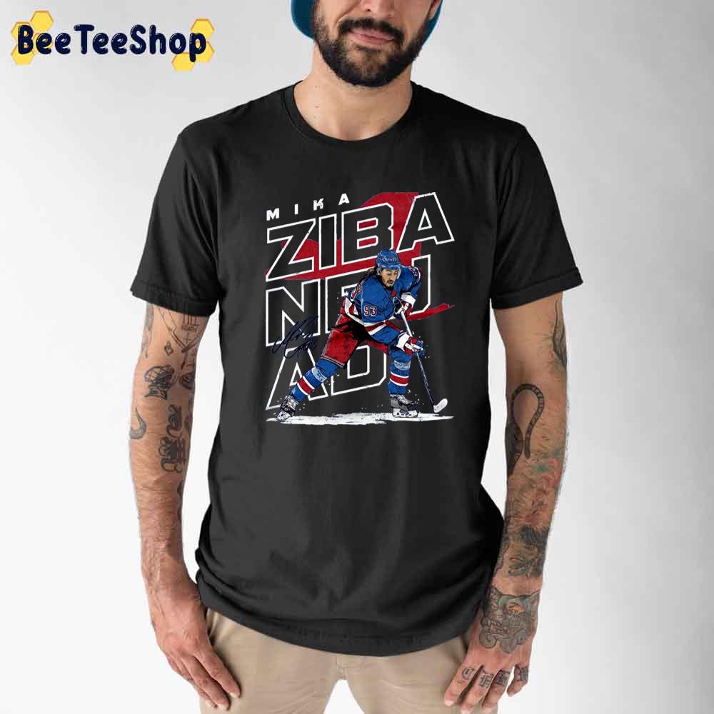 Mika Zibanejad New York Rangers Hockey Unisex T-Shirt Mika Zibanejad New York Rangers Hockey Unisex T-Shirt