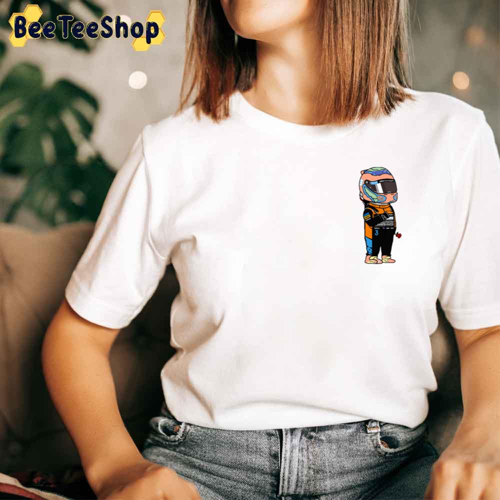 Mini Daniel Ricciardo Mclaren F1 2022 Racing Unisex T-Shirt Mini Daniel Ricciardo Mclaren F1 2022 Racing Unisex T-Shirt