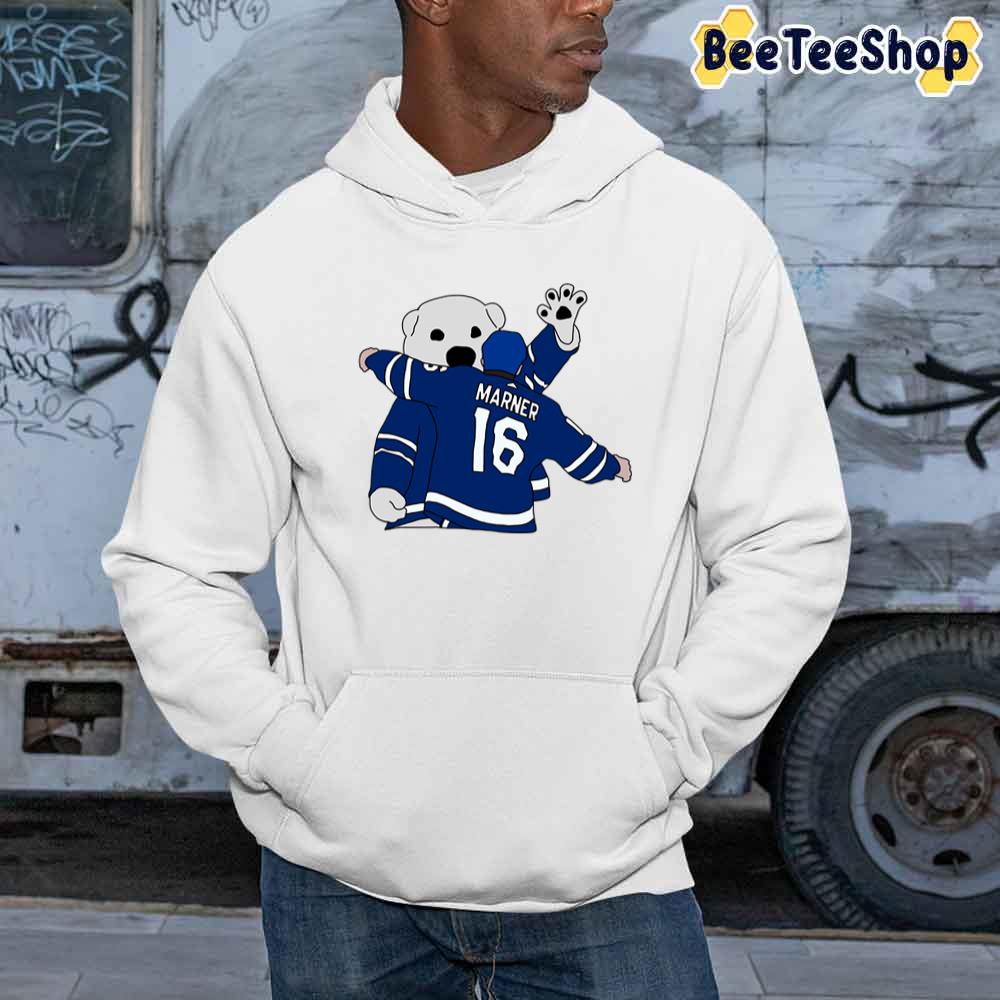 Mitch Marner And Carlton The Bear Toronto Maple Leafs Hockey Unisex Sweatshirt Mitch Marner And Carlton The Bear Toronto Maple Leafs Hockey Unisex Sweatshirt