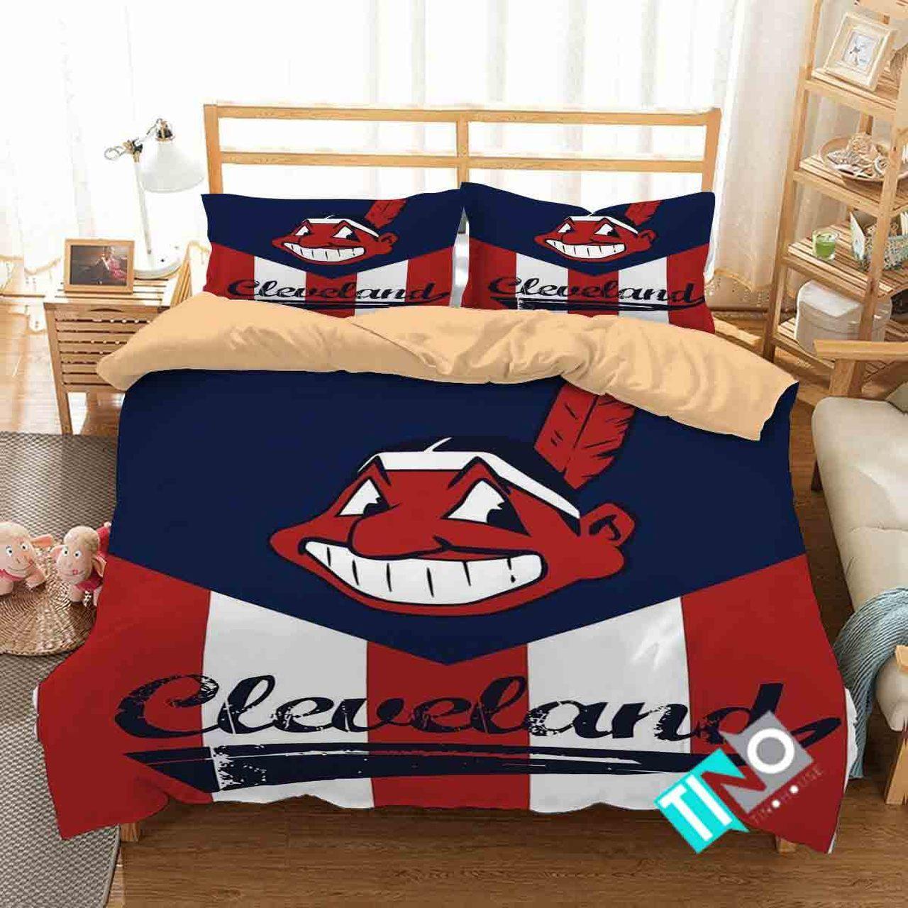 Mlb Cleveland Indians Logo Bedding Sets Mlb Cleveland Indians Logo Bedding Sets