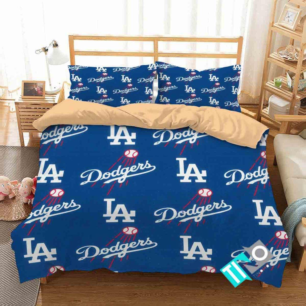 Mlb Los Angeles Dodgers Logo Bedding Sets Mlb Los Angeles Dodgers Logo Bedding Sets