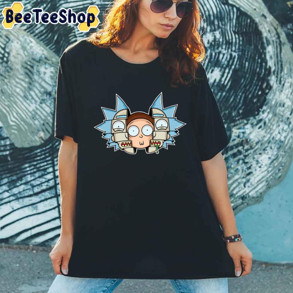 Morty's Drawing That Separates Rick's Head In Two unisex T-Shirt Morty's Drawing That Separates Rick's Head In Two unisex T-Shirt