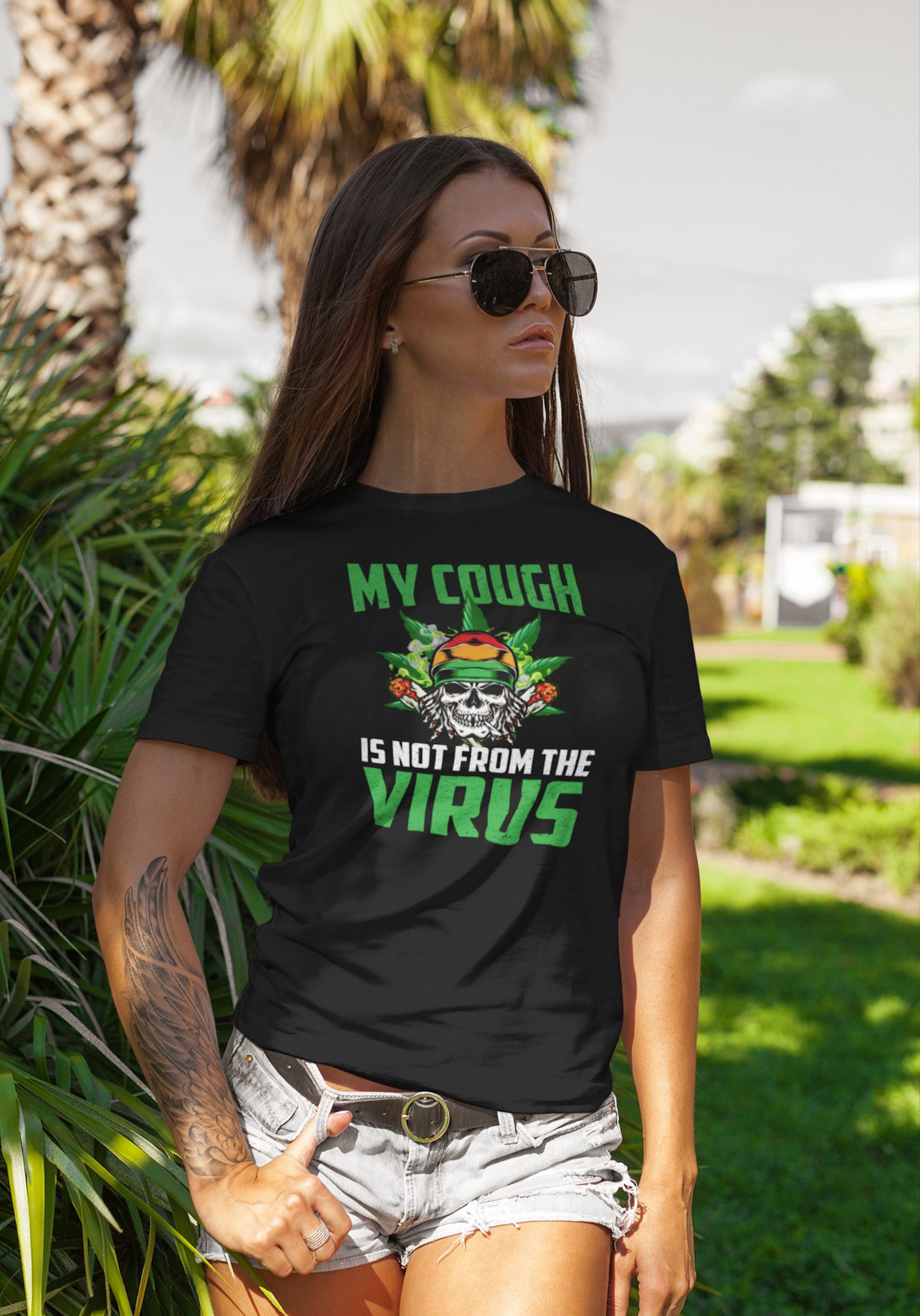 My Cough Is Not From The Virus Unisex T-Shirt My Cough Is Not From The Virus Unisex T-Shirt