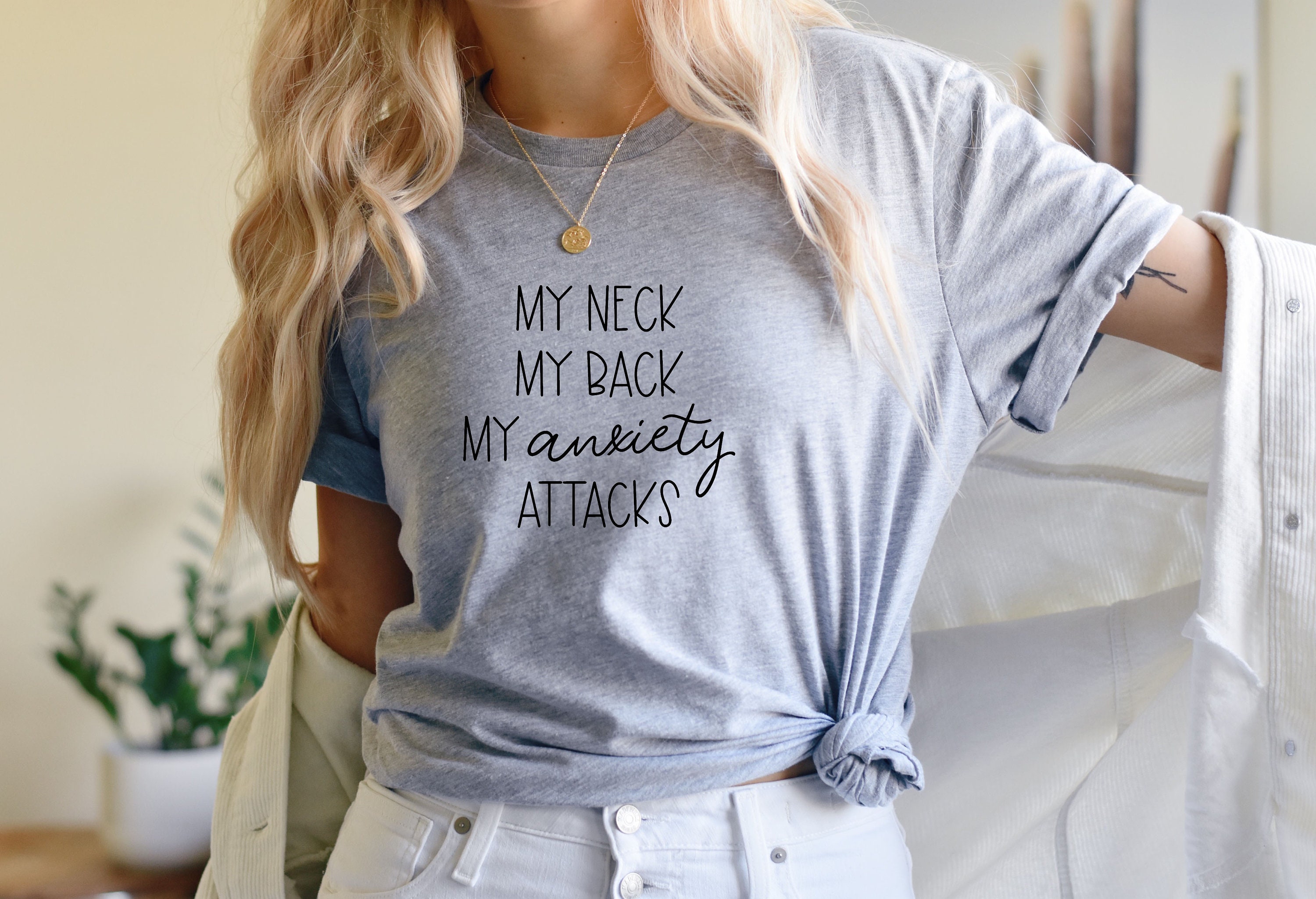 My Neck My Back My Anxiety Attacks Unisex Sweatshirt