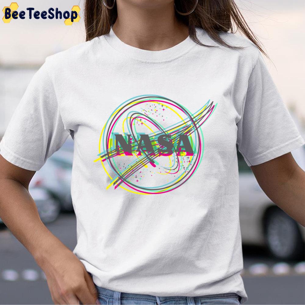 Nasa Typography 3d Unisex T-Shirt Nasa Typography 3d Unisex T-Shirt