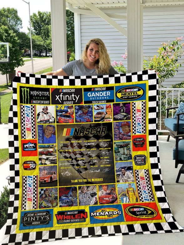 Nascar Legends Quilt Blanket Nascar Legends Quilt Blanket