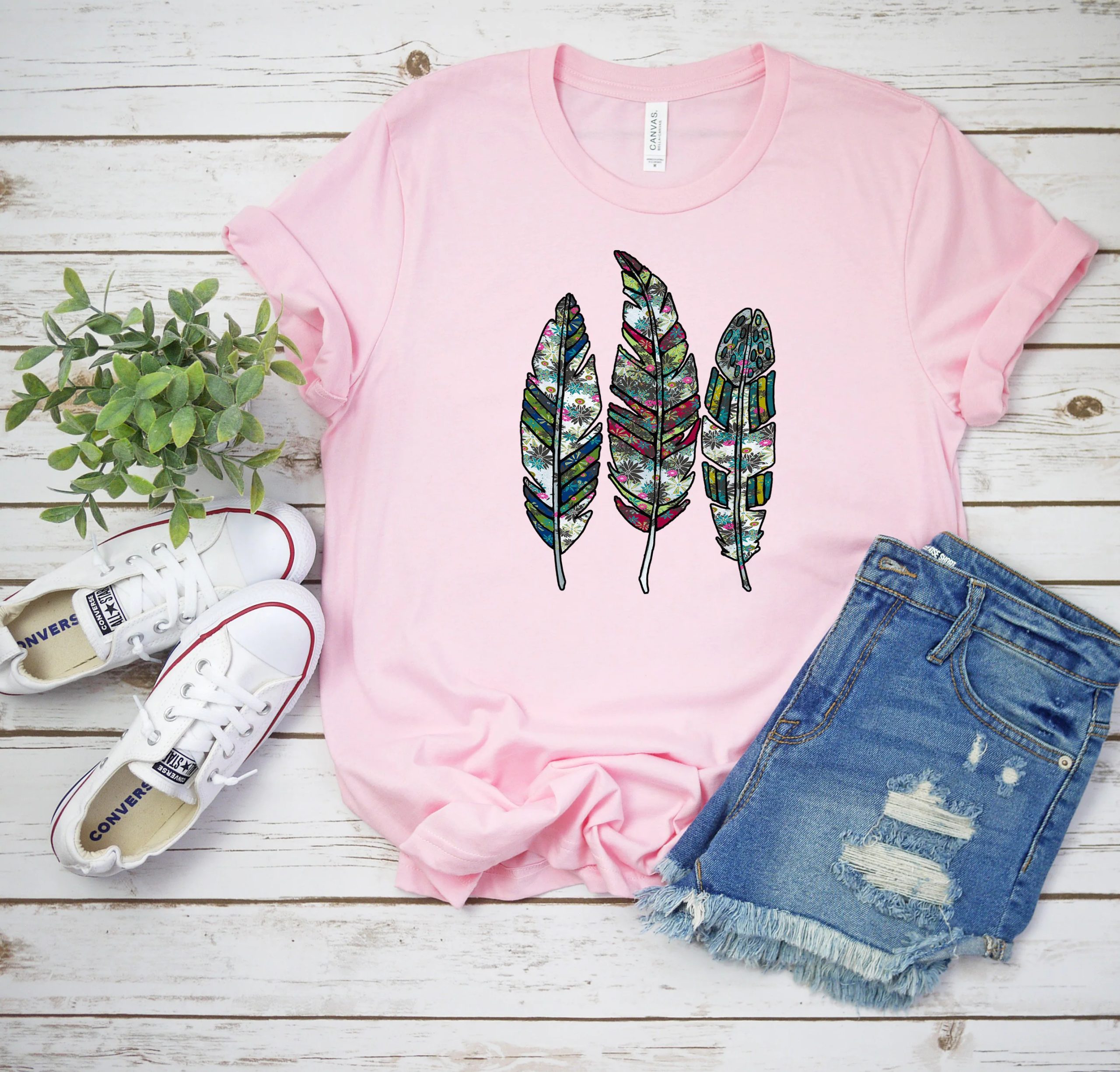 Native American Indian Feathers Unisex T-Shirt Native American Indian Feathers Unisex T-Shirt