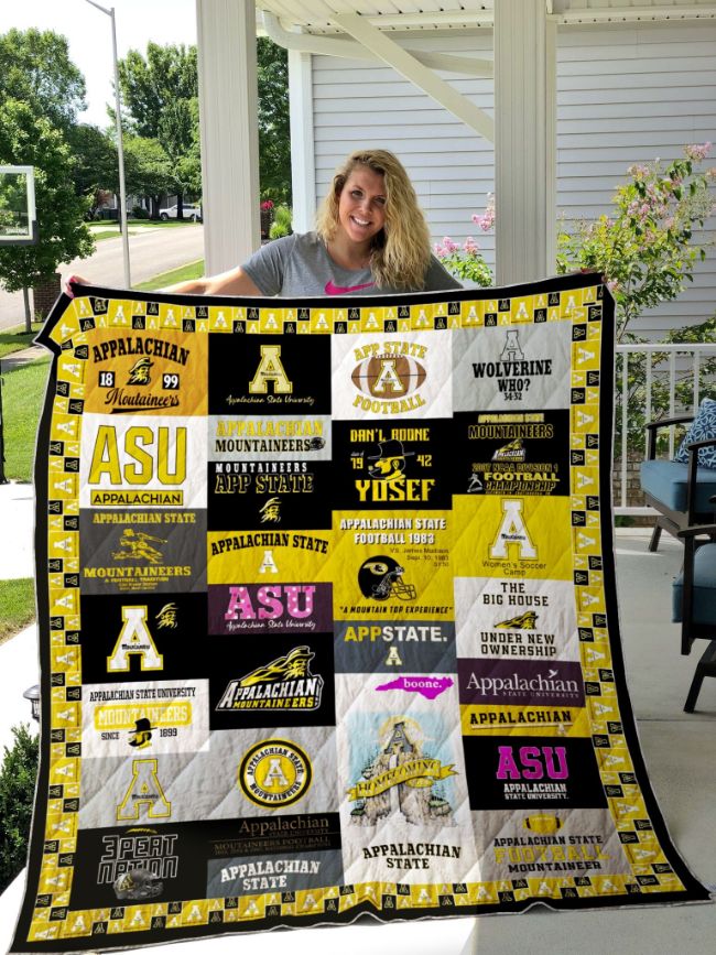 Ncaa Appalachian State Mountaineers Quilt Blanket Ncaa Appalachian State Mountaineers Quilt Blanket