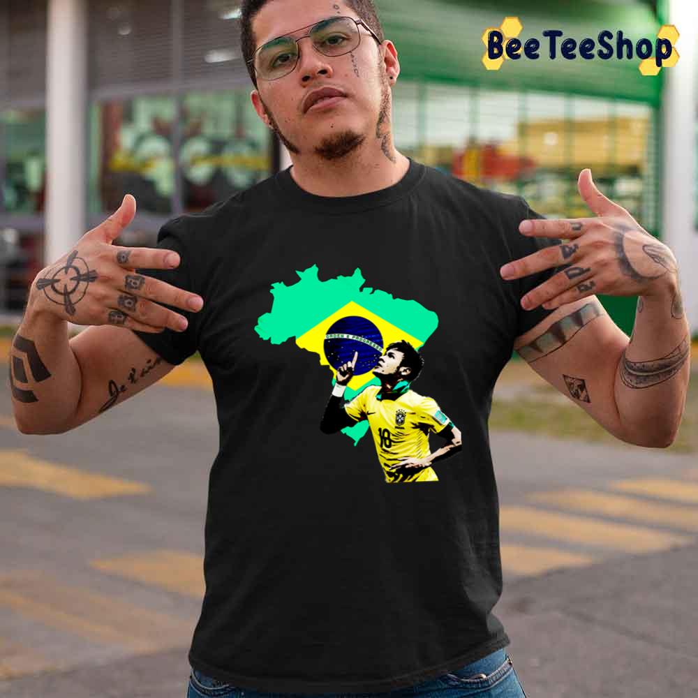 Neymar Brazil Soccer Player Unisex T-Shirt Neymar Brazil Soccer Player Unisex T-Shirt