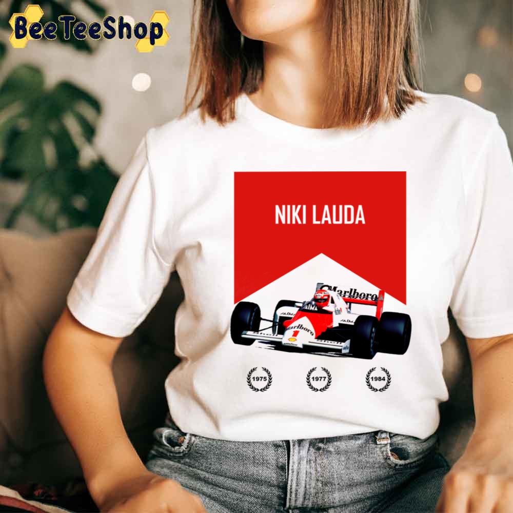 Niki Lauda Mclaren Mp42 B Racing Unisex T-Shirt Niki Lauda Mclaren Mp42 B Racing Unisex T-Shirt