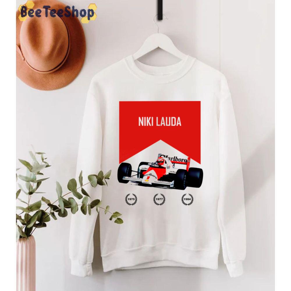 Niki Lauda Mclaren Mp42 B Racing Unisex T-Shirt Niki Lauda Mclaren Mp42 B Racing Unisex T-Shirt