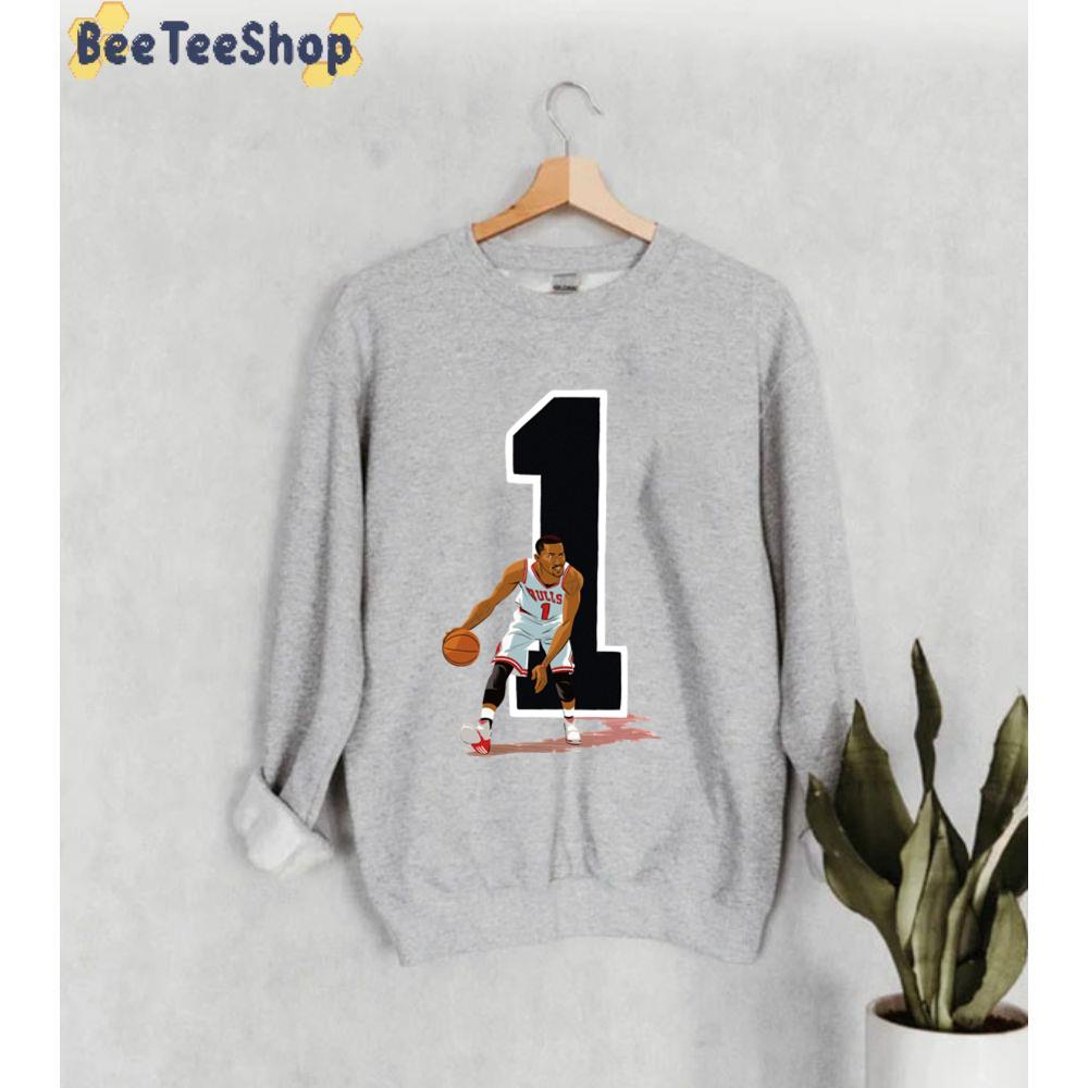 No 1 Derrick Rose Basketball Sport Unisex Sweatshirt No 1 Derrick Rose Basketball Sport Unisex Sweatshirt