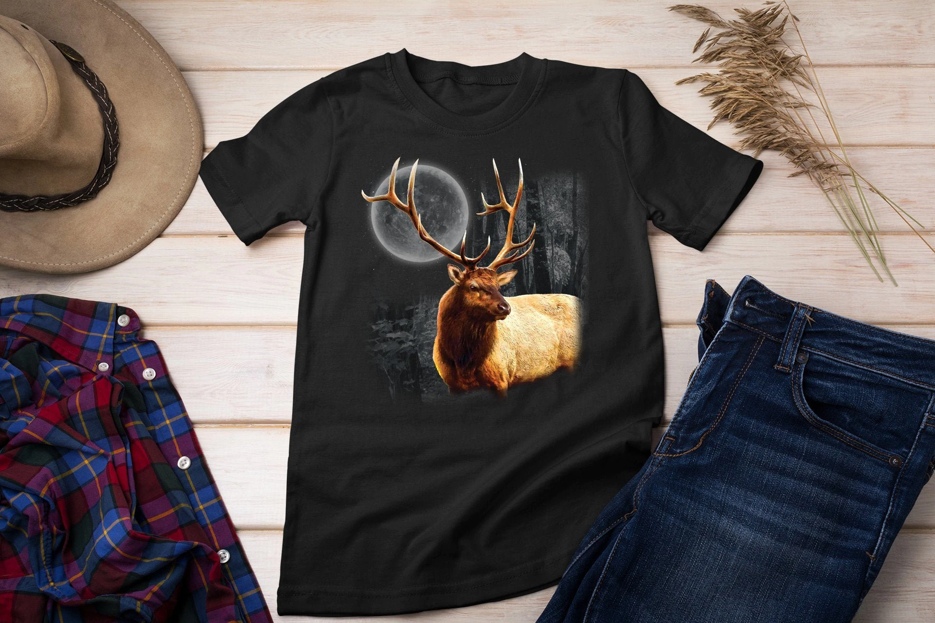North American Wilderness Moonlight Unisex T-Shirt North American Wilderness Moonlight Unisex T-Shirt