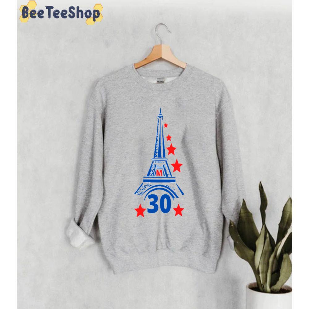 Number 30 With Eiffel Lionel Messi Football Unisex Sweatshirt Number 30 With Eiffel Lionel Messi Football Unisex Sweatshirt