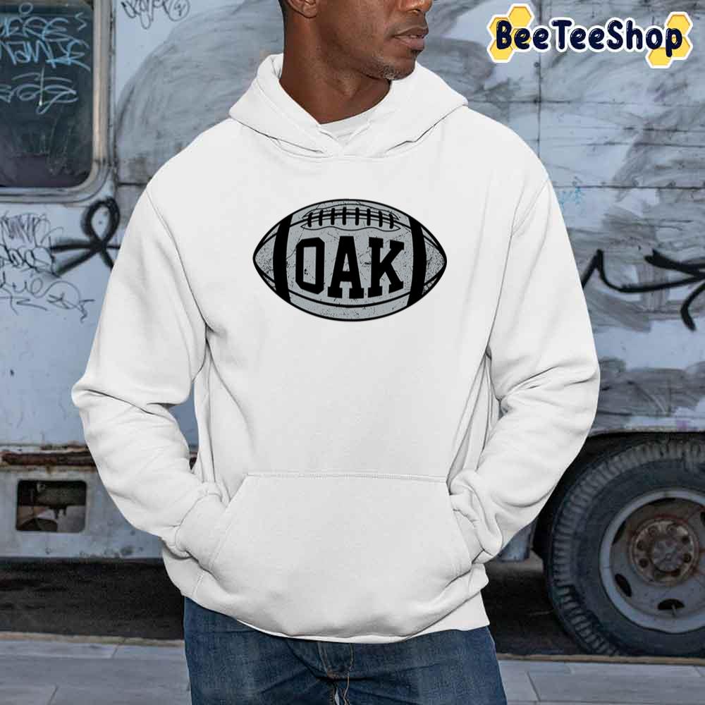 Oak Retro Football Black Oakland Raiders Football Unisex Sweatshirt Oak Retro Football Black Oakland Raiders Football Unisex Sweatshirt