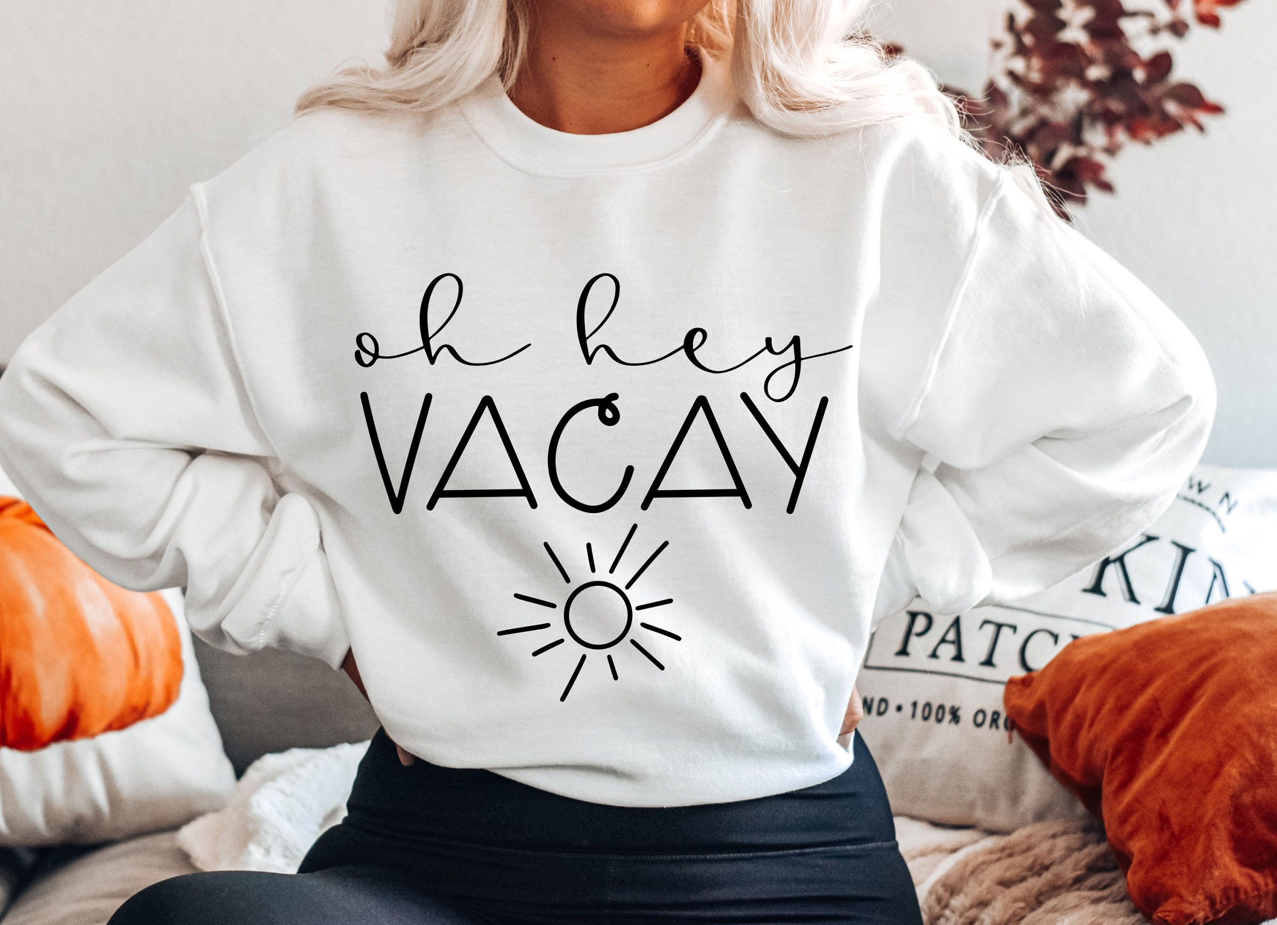 Oh Hey Vacay Fun Vacation Unisex Sweatshirt Oh Hey Vacay Fun Vacation Unisex Sweatshirt