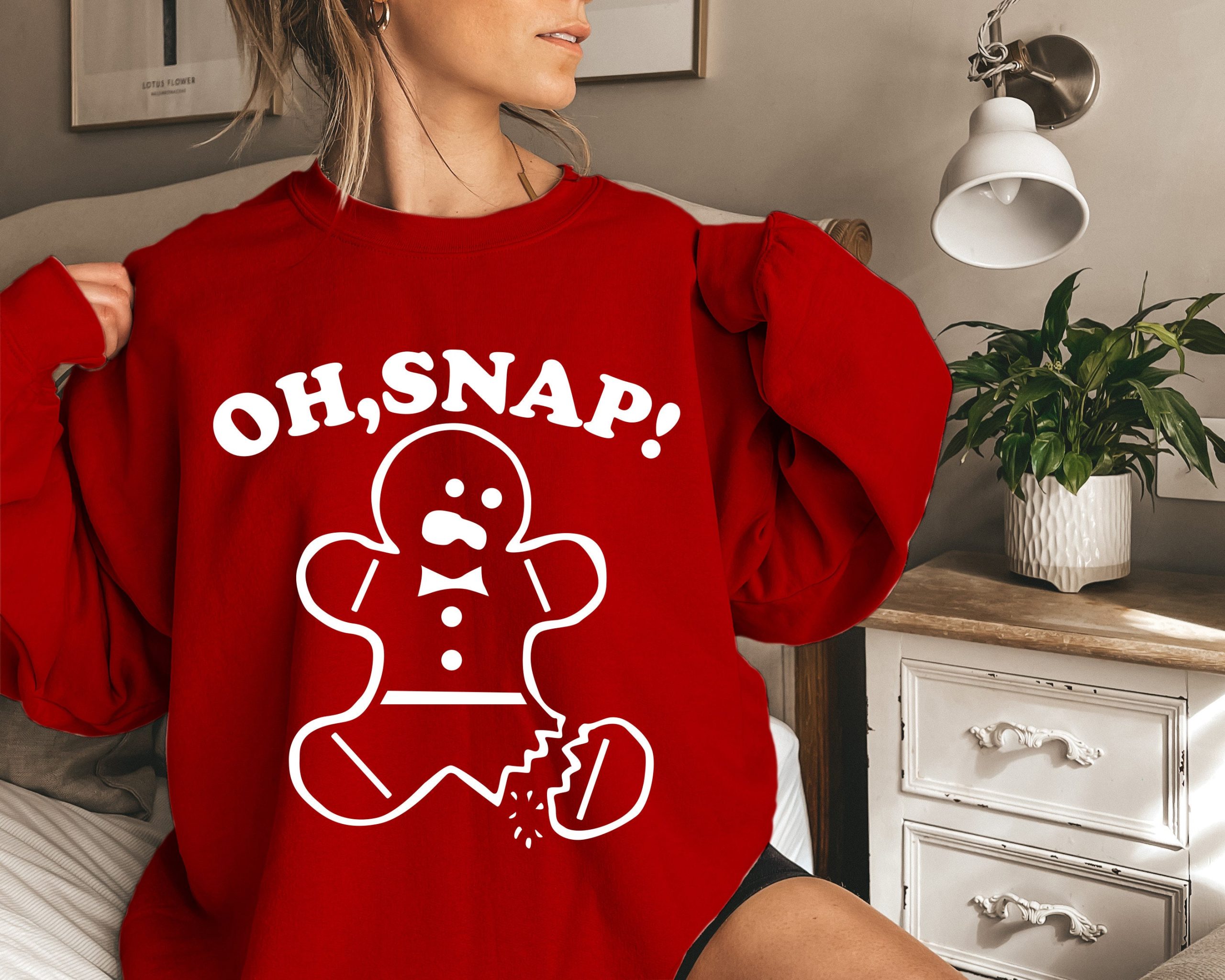 Oh Snap Funny Thanksgiving Gingerbread Man Unisex Sweatshirt Oh Snap Funny Thanksgiving Gingerbread Man Unisex Sweatshirt