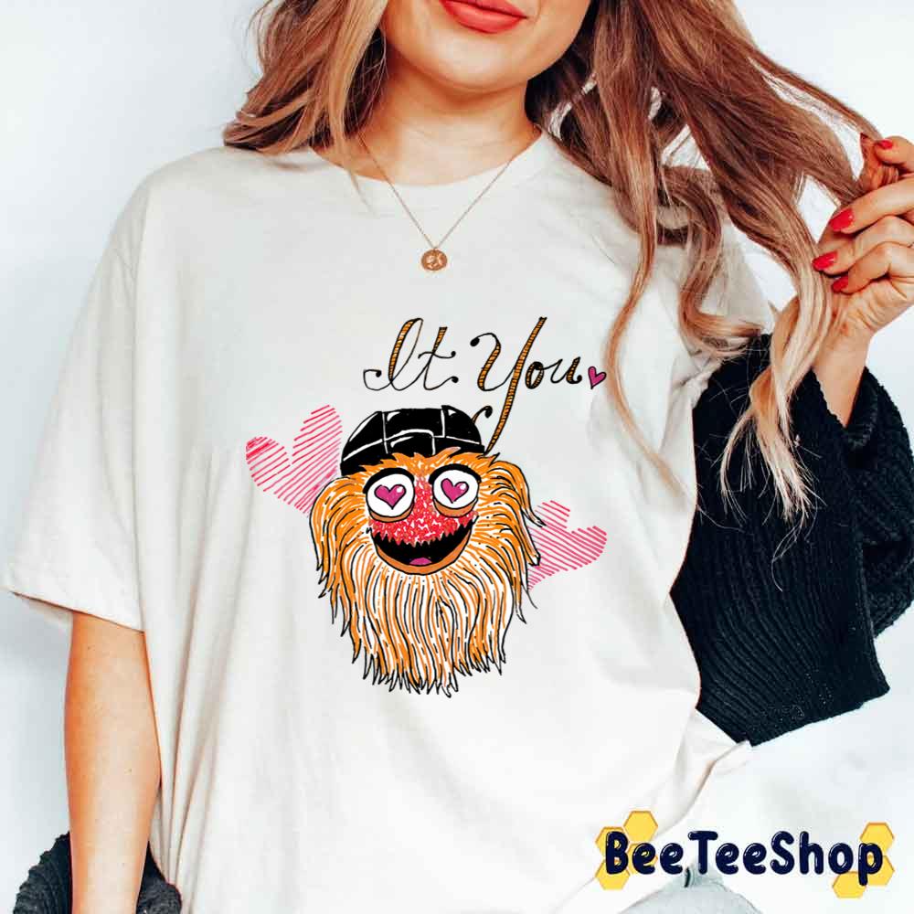 Orange Monster Gritty Valentine Philadelphia Flyers Hockey Unisex T-Shirt Orange Monster Gritty Valentine Philadelphia Flyers Hockey Unisex T-Shirt