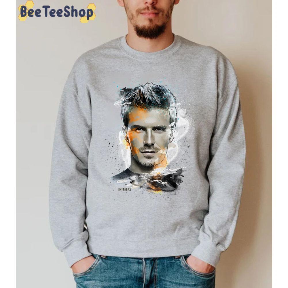 Painting David Beckham Football Unisex Sweatshirt Painting David Beckham Football Unisex Sweatshirt