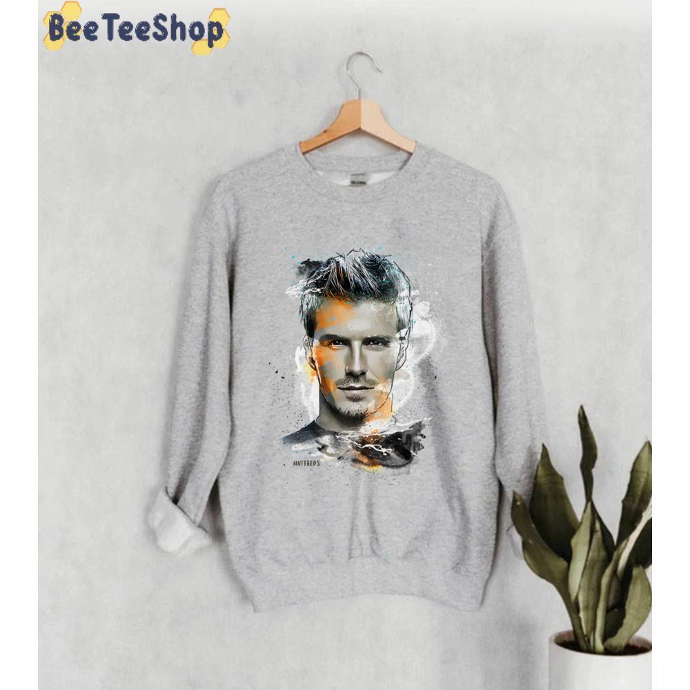 Painting David Beckham Football Unisex Sweatshirt Painting David Beckham Football Unisex Sweatshirt