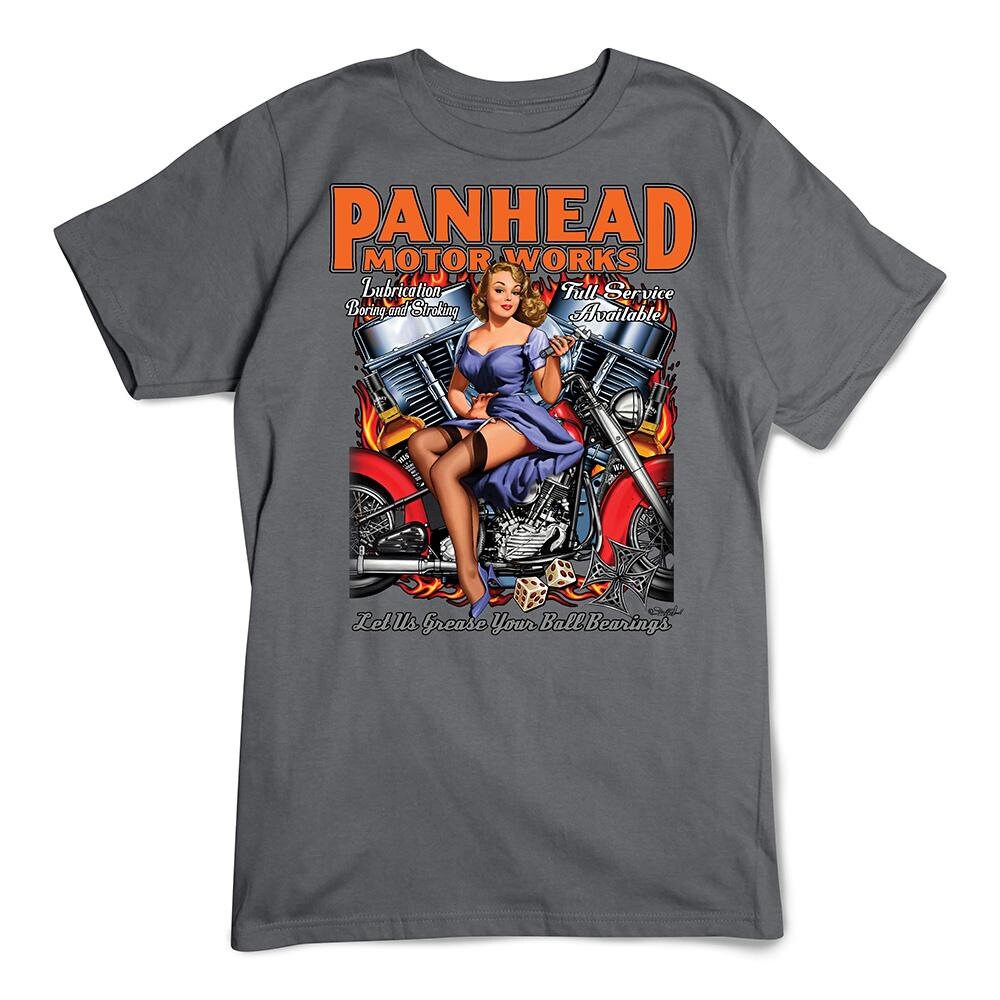 Panhead Motor Works Sexy Girl Unisex T-Shirt Panhead Motor Works Sexy Girl Unisex T-Shirt