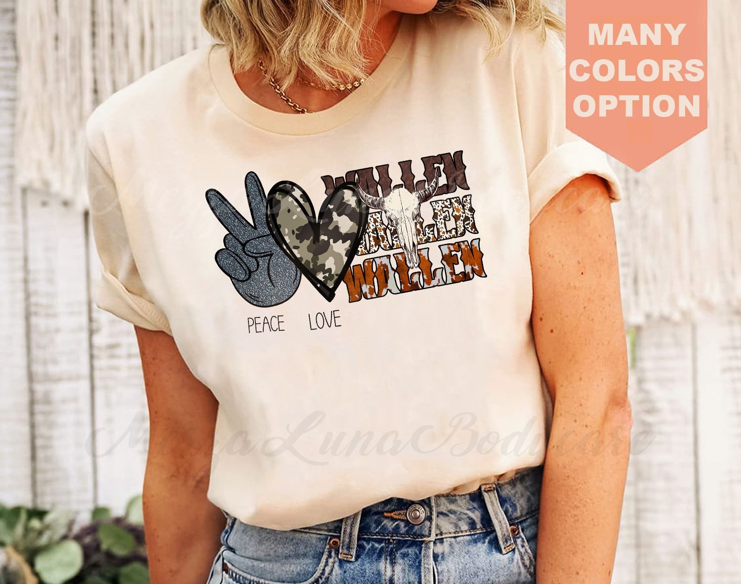 Peace Love Wallen Unisex T-Shirt Peace Love Wallen Unisex T-Shirt