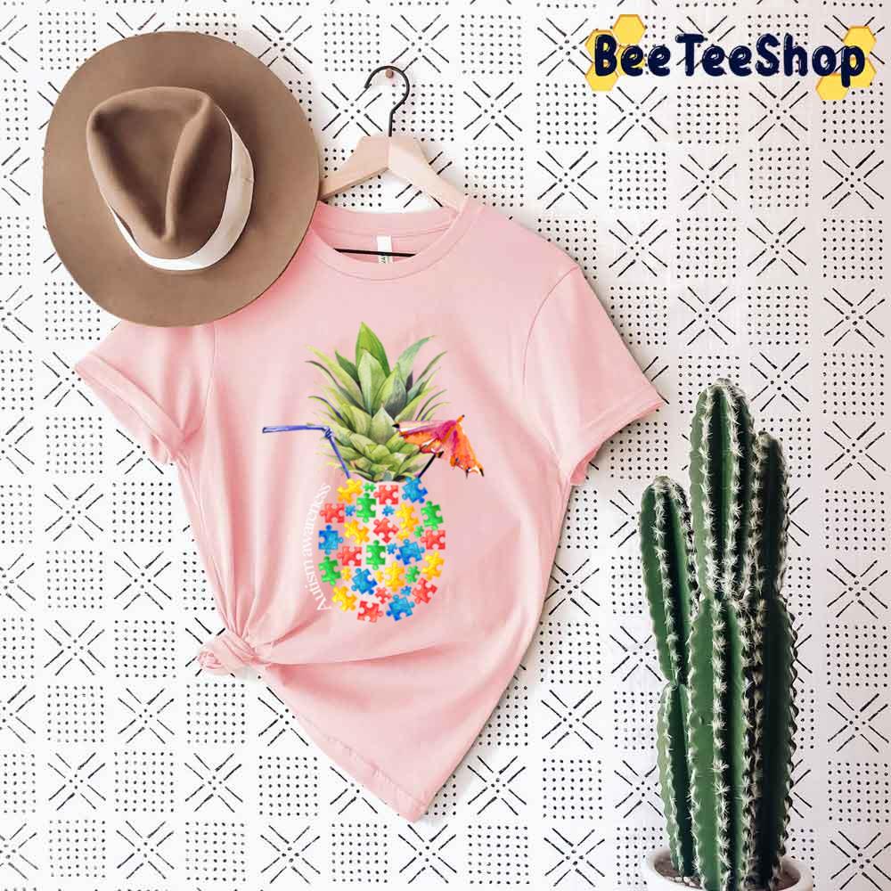 Piece Pineapple Autism Awareness Unisex T-Shirt Piece Pineapple Autism Awareness Unisex T-Shirt