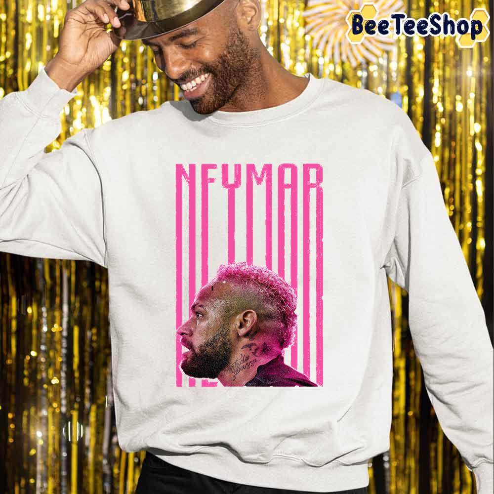 Pink Text Neymar Jr Football Unisex Sweatshirt Pink Text Neymar Jr Football Unisex Sweatshirt