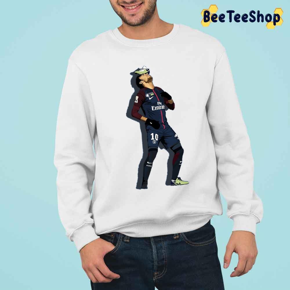 Playing With His Shose Neymar Football Unisex T-Shirt Playing With His Shose Neymar Football Unisex T-Shirt