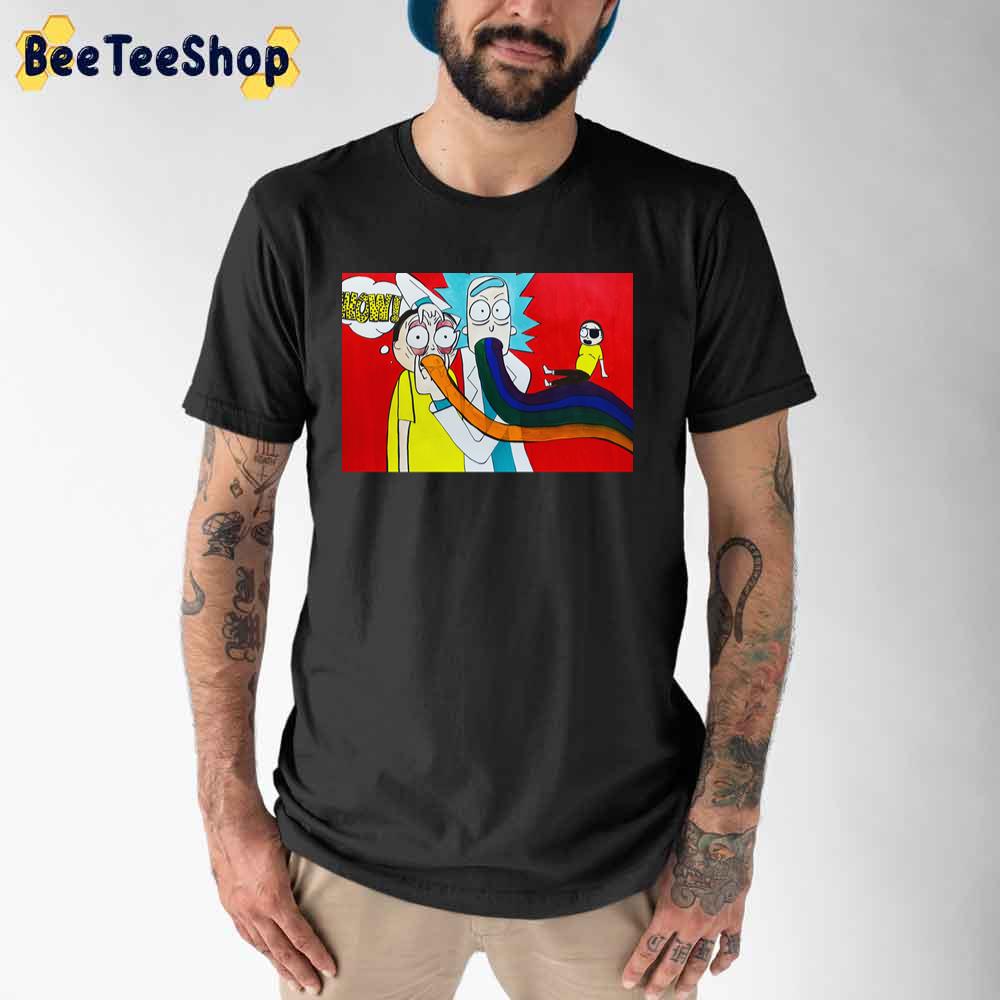 Pop Art Premium Rick And Morty unisex T-Shirt Pop Art Premium Rick And Morty unisex T-Shirt