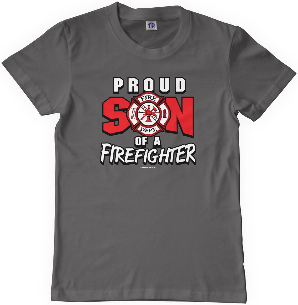 Proud Son Of A Firefighter Boys' Youth T-Shirt Proud Son Of A Firefighter Boys' Youth T-Shirt