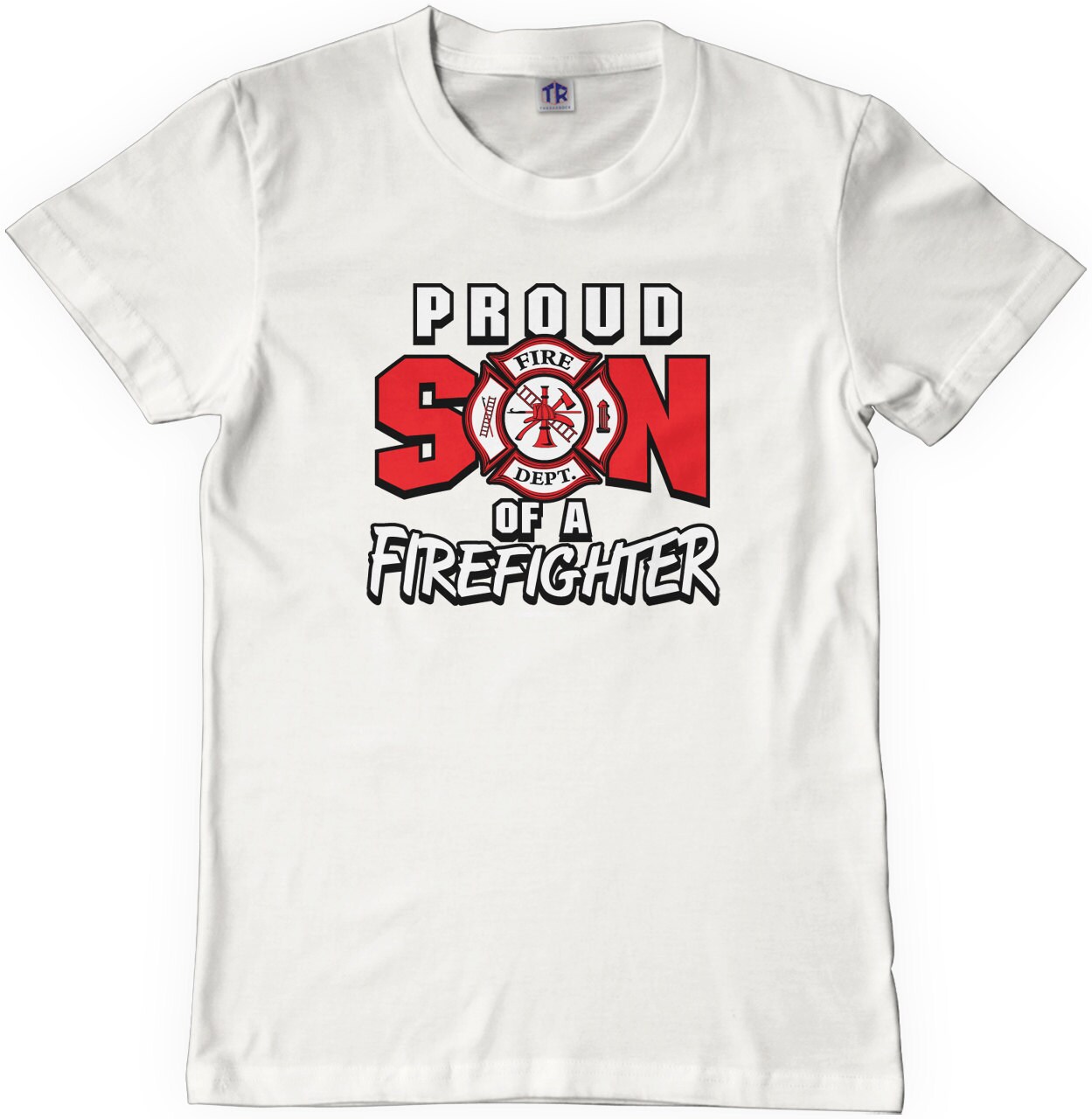 Proud Son Of A Firefighter Boys' Youth T-Shirt Proud Son Of A Firefighter Boys' Youth T-Shirt