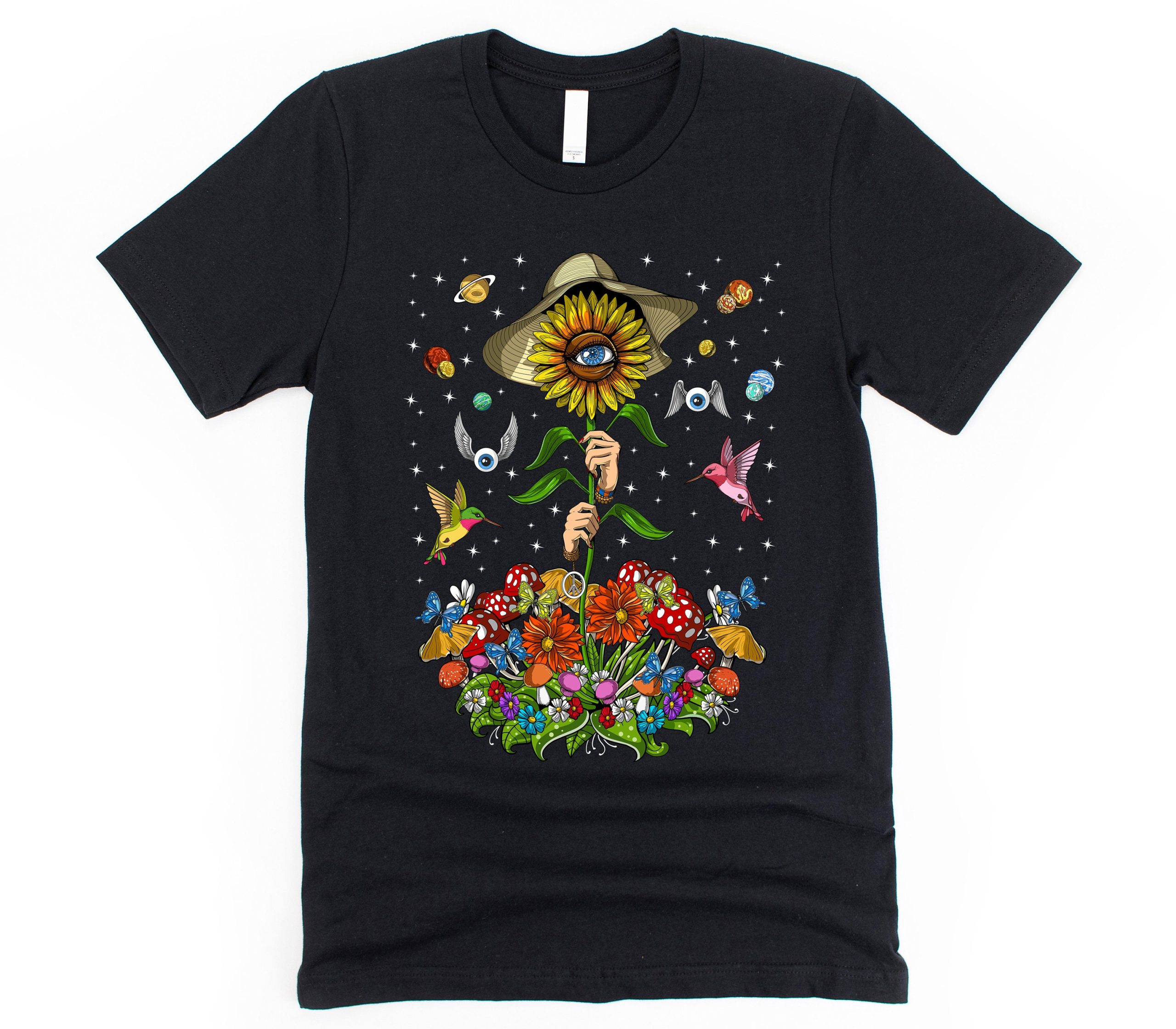 Psychedelic Hippie Sunflower Unisex Sweatshirt Psychedelic Hippie Sunflower Unisex Sweatshirt