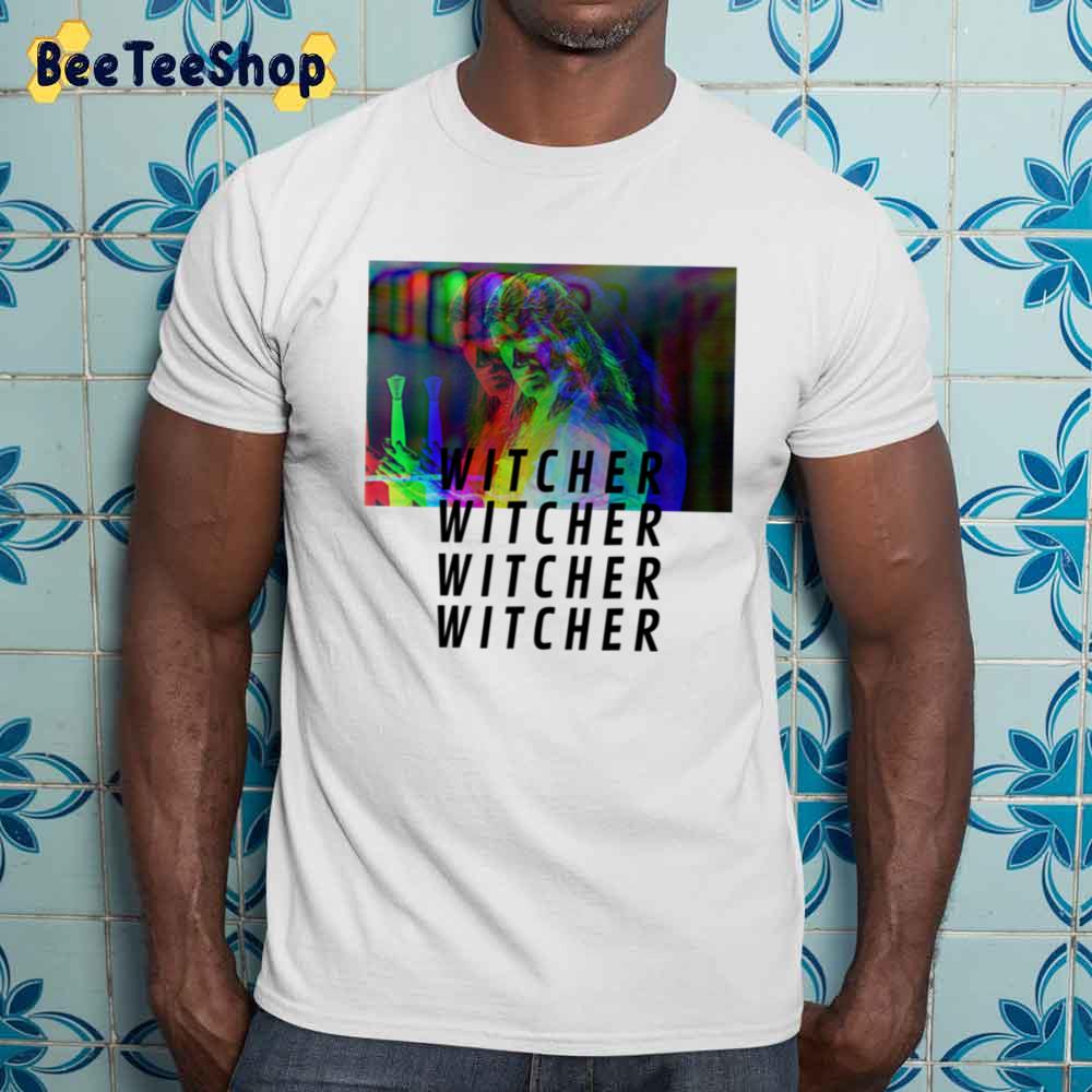 Rainbow Glitch Design Geralt Of Rivia The Witcher Unisex Sweatshirt Rainbow Glitch Design Geralt Of Rivia The Witcher Unisex Sweatshirt