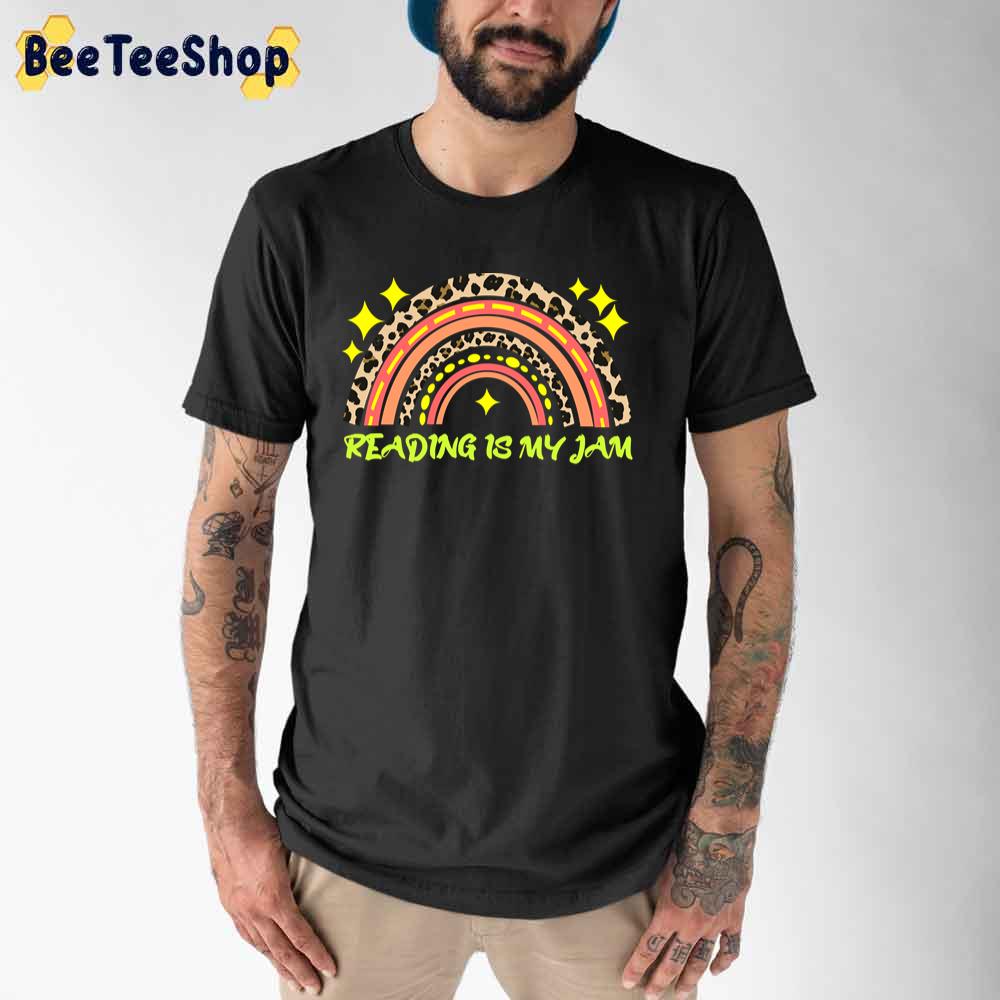 Reading Is My Jam Great Design Rainbow Reading Unisex T-Shirt Reading Is My Jam Great Design Rainbow Reading Unisex T-Shirt