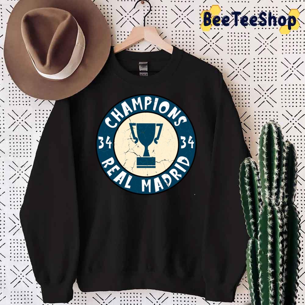 Real Madrid La Liga Champions Football Unisex T-Shirt Real Madrid La Liga Champions Football Unisex T-Shirt