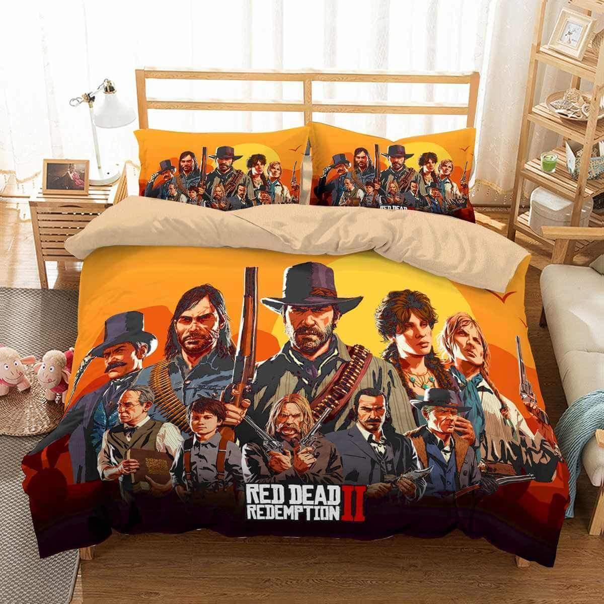 Red Dead Redemption Bedding Set Red Dead Redemption Bedding Set