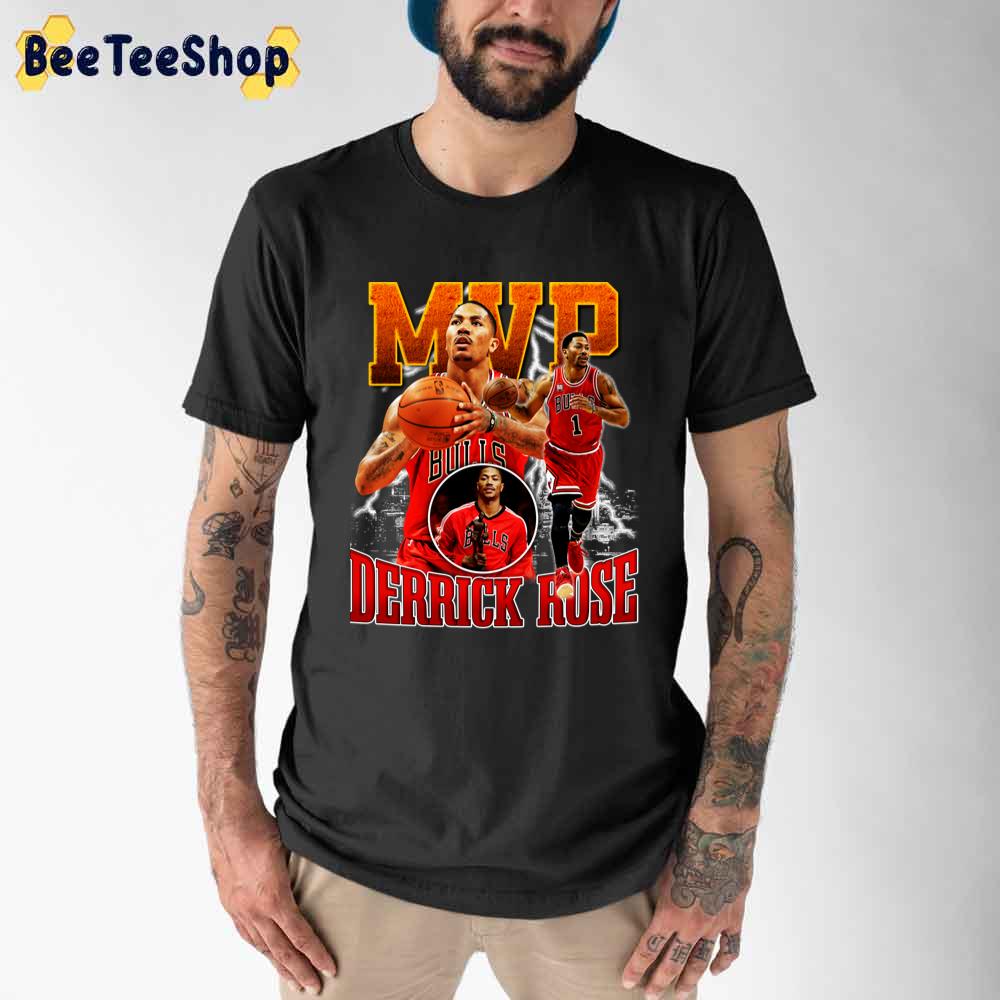 Retro 80s Derrick Rose Mvp Chicago Signature Basketball Sport Unisex T-Shirt Retro 80s Derrick Rose Mvp Chicago Signature Basketball Sport Unisex T-Shirt